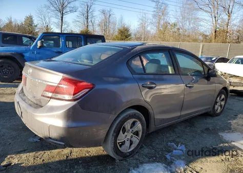 2014 Honda Civic Lx from USA, damaged, VIN 19XFB2F58EE245842